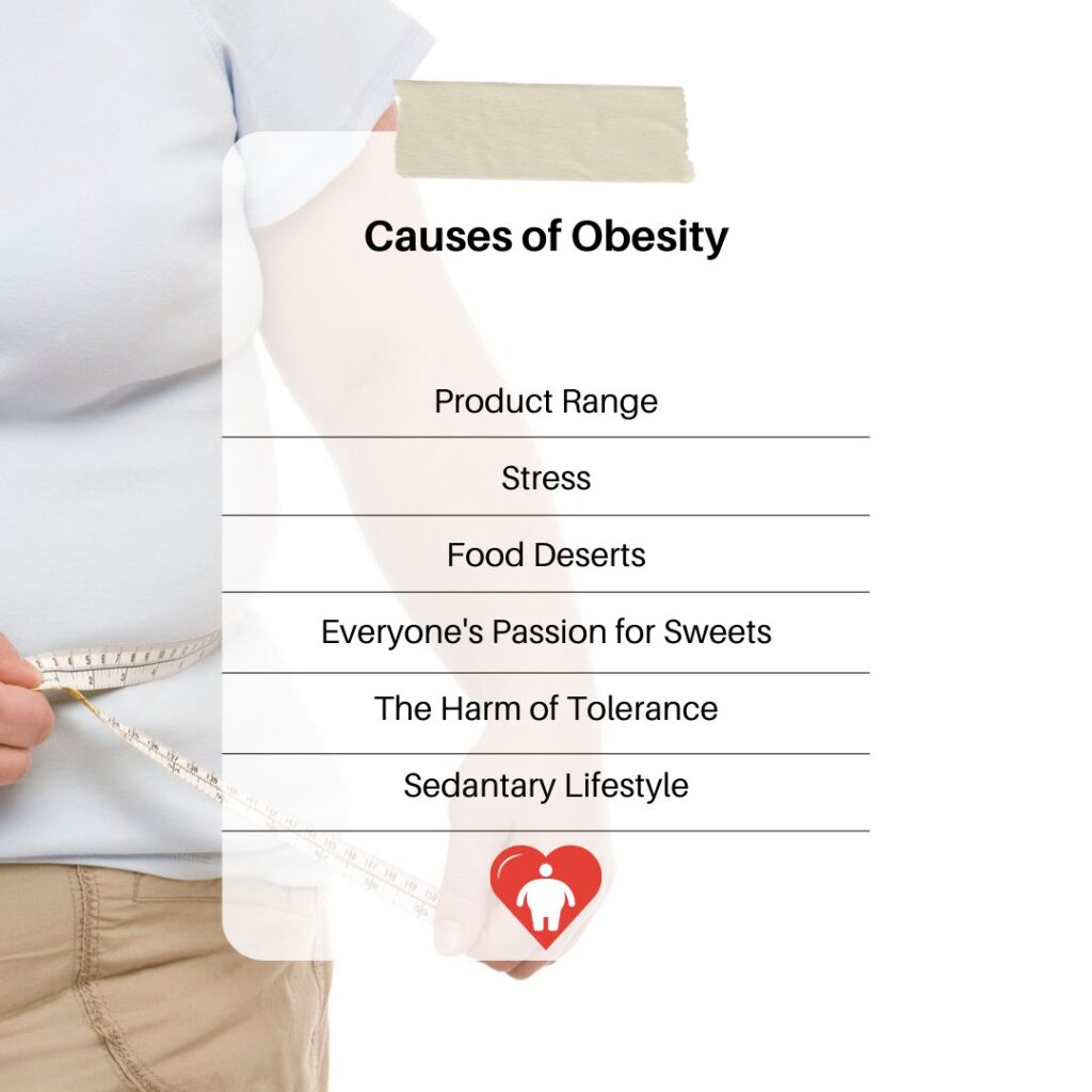 list of causes of obesity